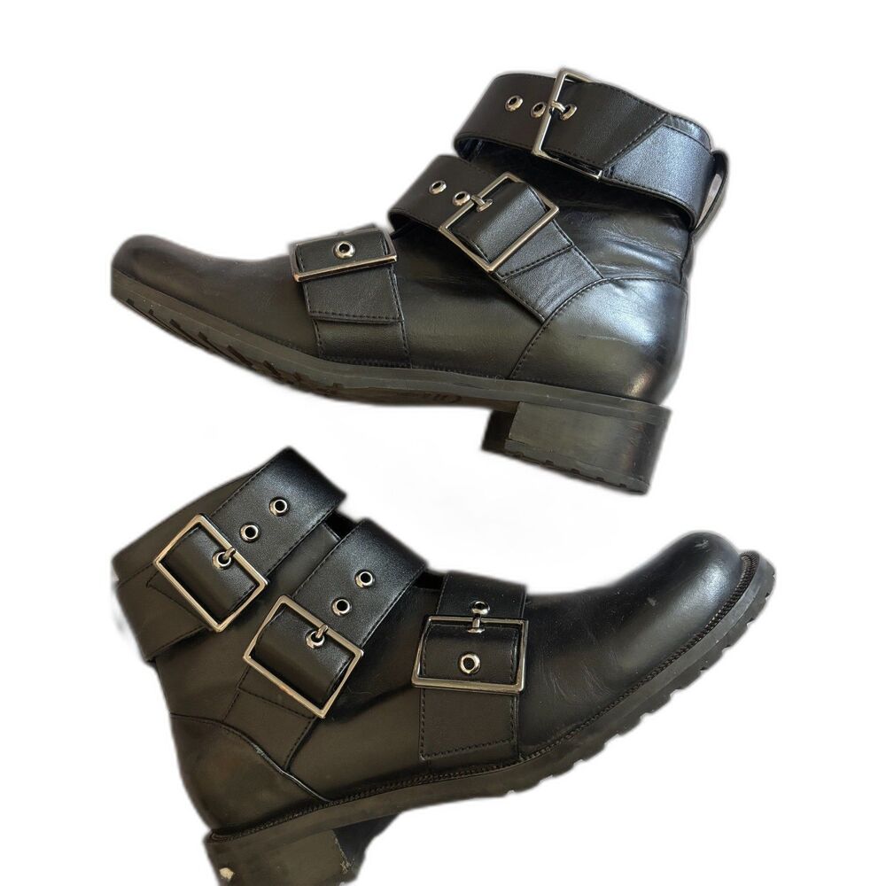 Blondo Camilla Waterproof Moto Leather Boots - Size 9